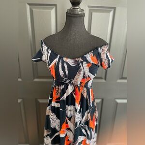 Patrons of Peace/EUC Navy Maxi Summer Dress Sz S